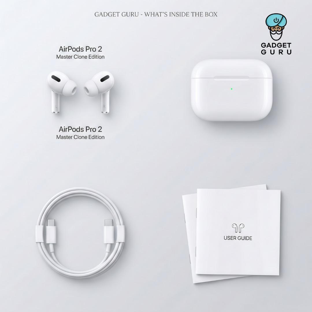 GadgetGuru™ Aurapods Pro 2  Superior ANC | 6 Months Warranty