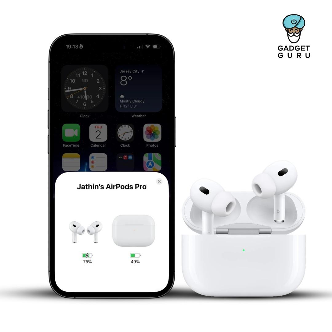 GadgetGuru™ Aurapods Pro 2  Superior ANC | 6 Months Warranty