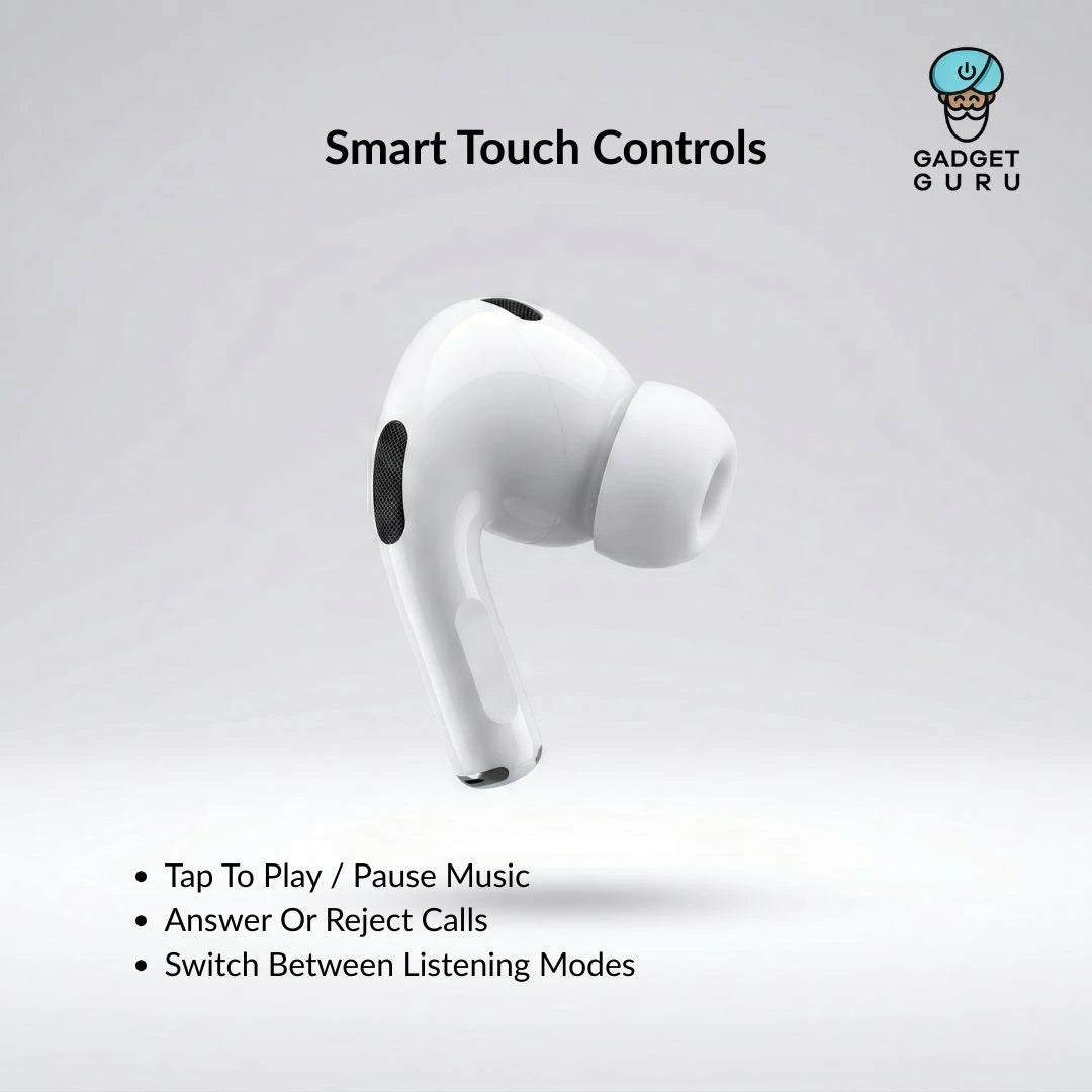 GadgetGuru™ Aurapods Pro 2  Superior ANC | 6 Months Warranty