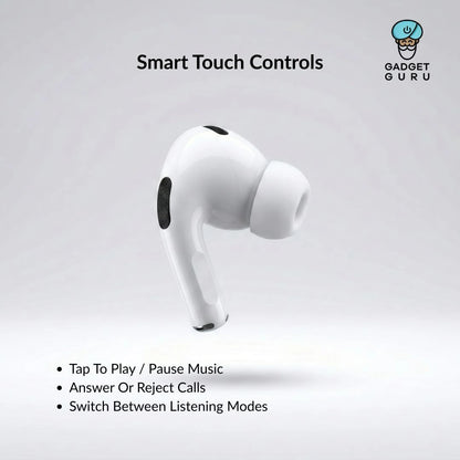 GadgetGuru™ Aurapods Pro 2  Superior ANC | 6 Months Warranty