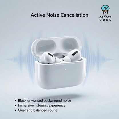 GadgetGuru™ Aurapods Pro 2  Superior ANC | 6 Months Warranty